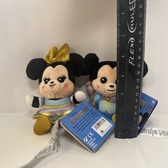 Brand New Disney Parks WDW 50th Mickey and Minnie Wishables - Picture 6 of 6
